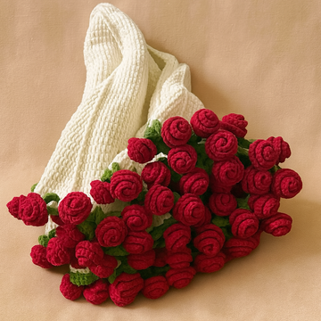 Yarniss Rose Blanket Material Package – Crochet Kit