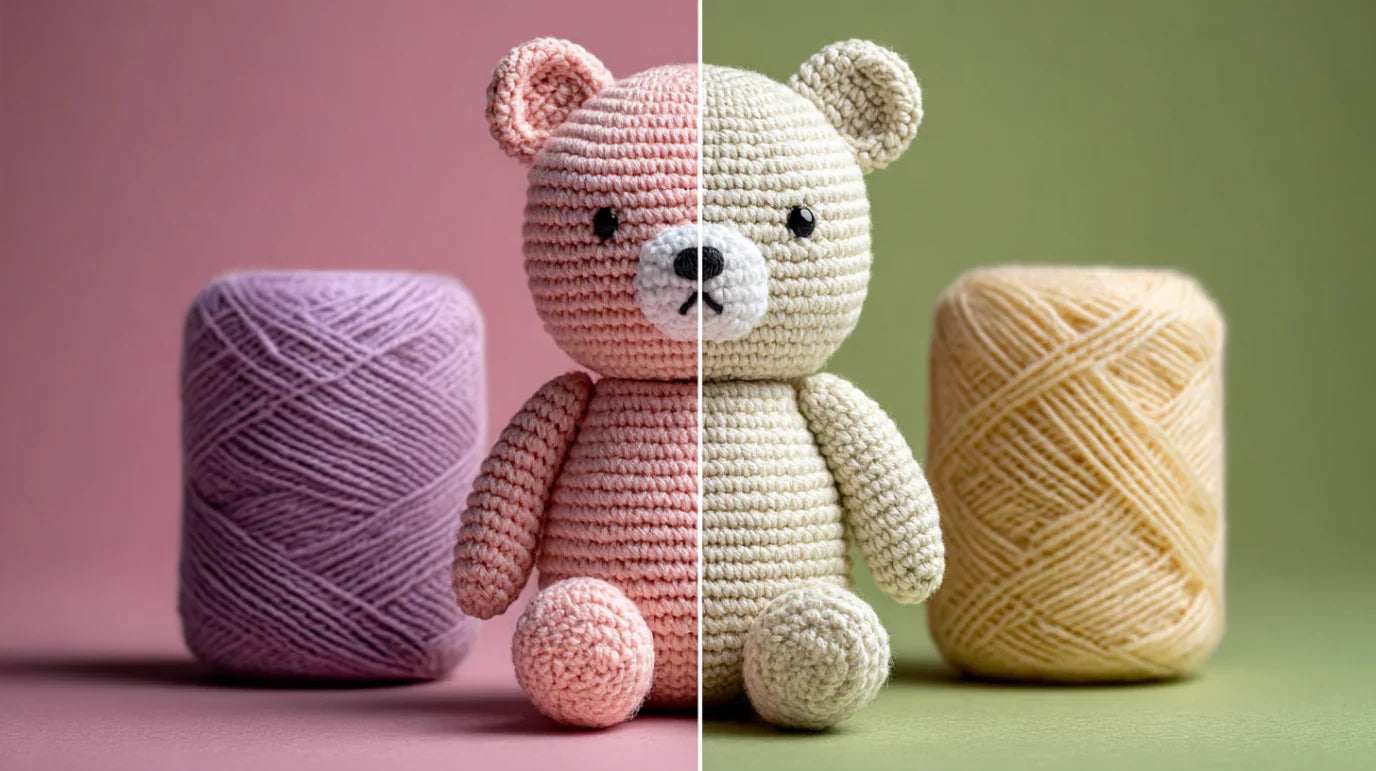 Cotton vs Acrylic for Amigurumi: Pros, Cons, and Best Uses