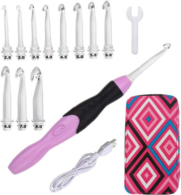 Yarniss Lighted Crochet Hook – LED Tip & USB Recharge