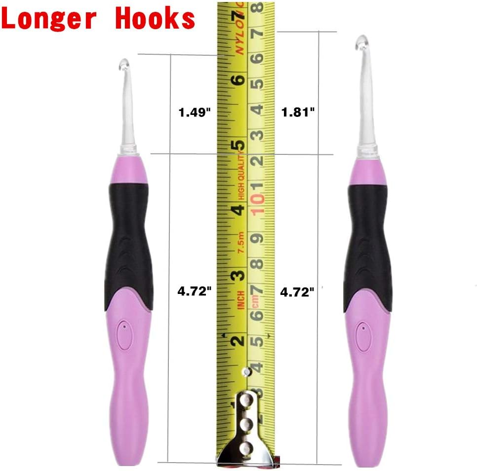 Yarniss Lighted Crochet Hook – LED Tip & USB Recharge