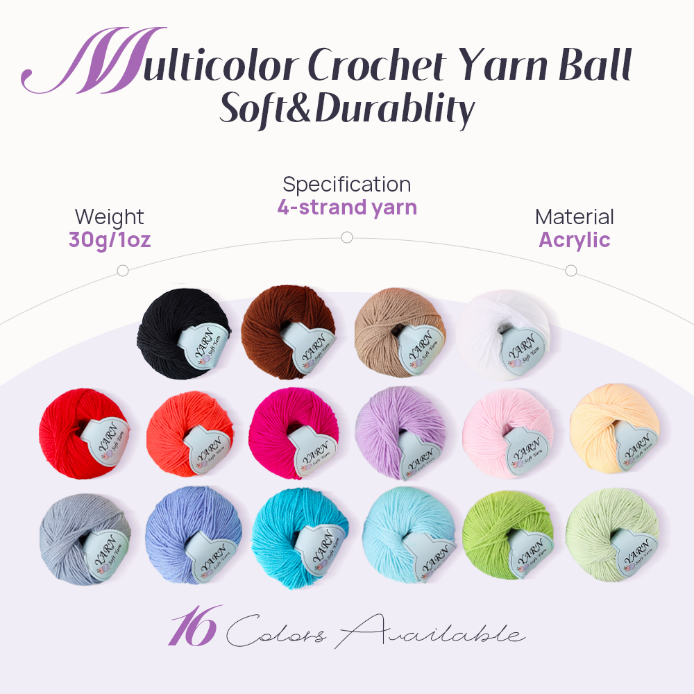 Yarniss Crochet Kits for Beginner Adults,1136 Yards Yarn Skeins Balls and Crochet Set with 9 Size Crochet Hooks, Afghan Crochet Needles 2.0-6.0mm,Knitting Kits Storage Organizer