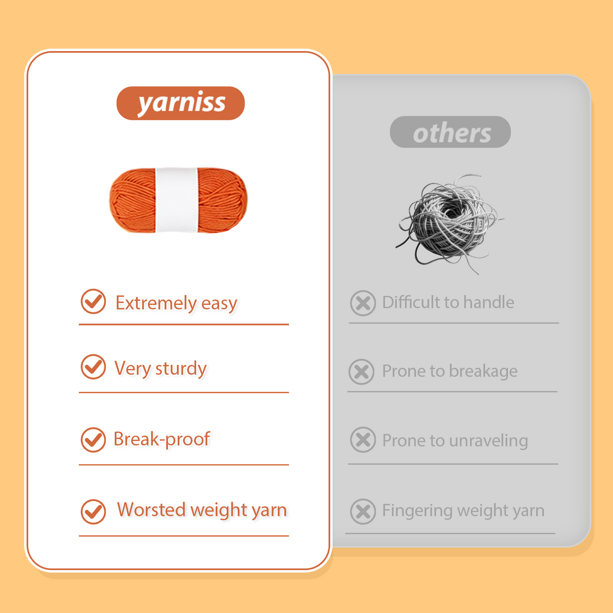 Yarniss Crochet Kit for Beginners-3 Pcs Animal Crochet Kit with Little Pumpkin, Little Ghost and Owl-Crochet Kits for Adults Beginner with Video Tutorials