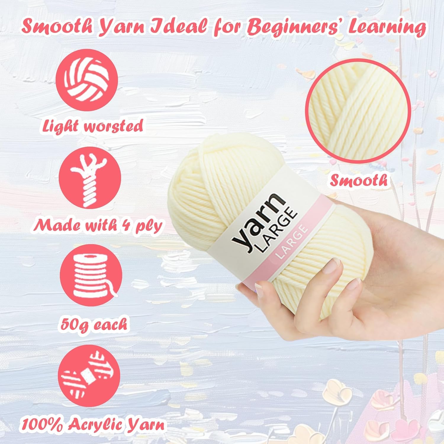 Yarniss Rose Blanket Material Package – Crochet Kit