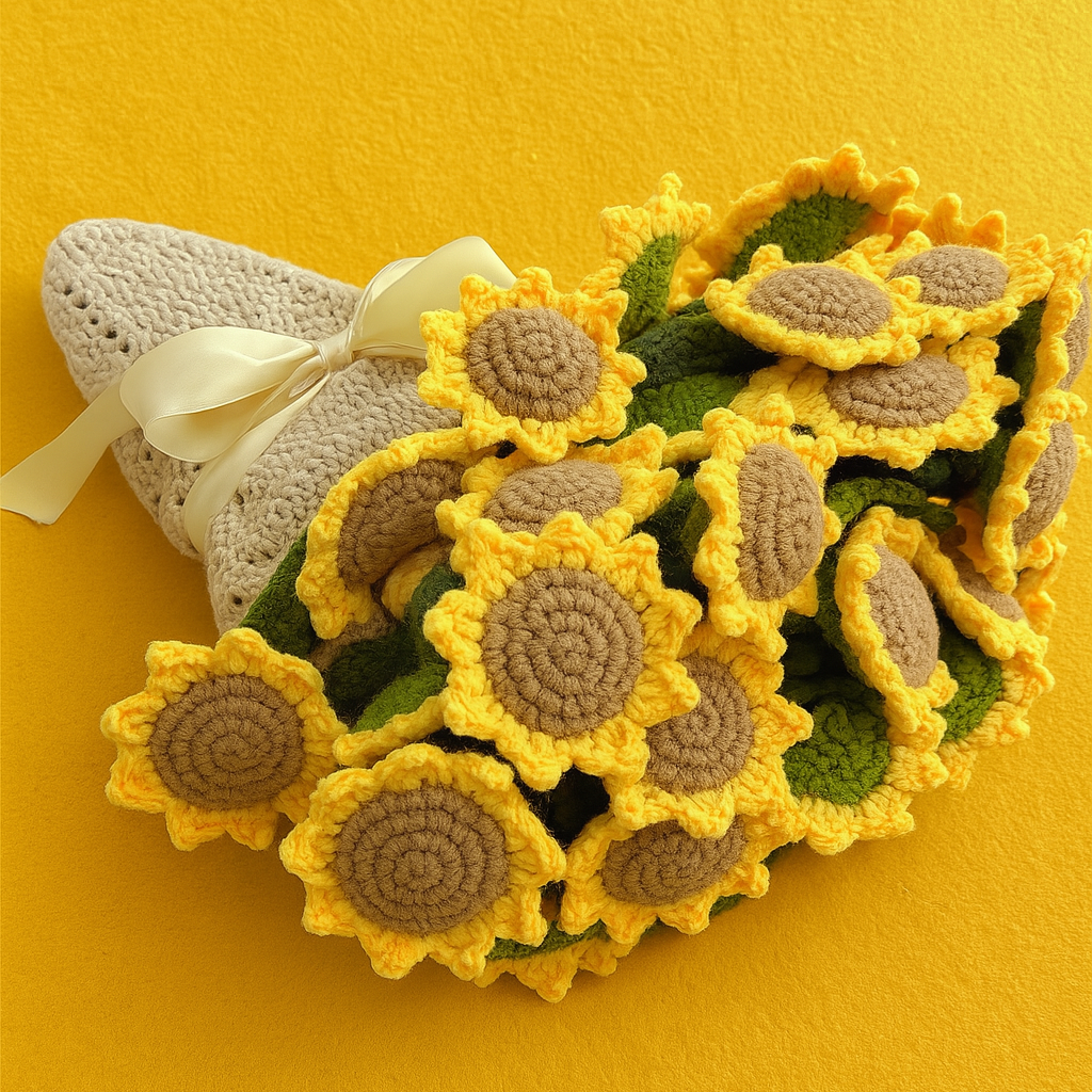 Yarniss Sunflower Blanket Material Package – Crochet Kit