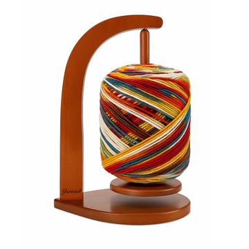 Yarniss Yarn Holder for Crocheting and Knitting, Wooden Yarn Spinner with Magnetic Rotating ,Yarn Ball Storage Organizer